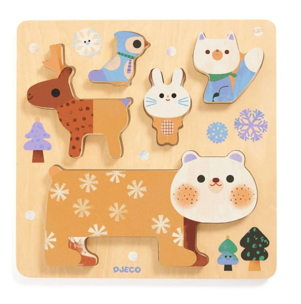 Djeco WoodyStack Wooden Puzzle