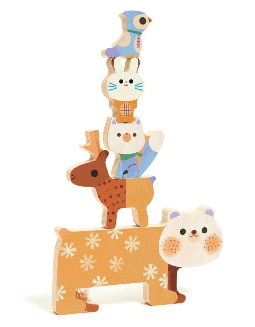 Djeco WoodyStack Wooden Puzzle