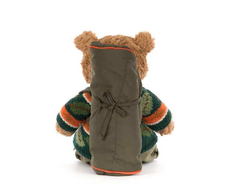 Jellycat Bartholomew Bear Hiking Outfit