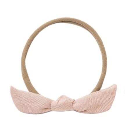 Quincy Mae Little Knot Headband - Dusty Rose