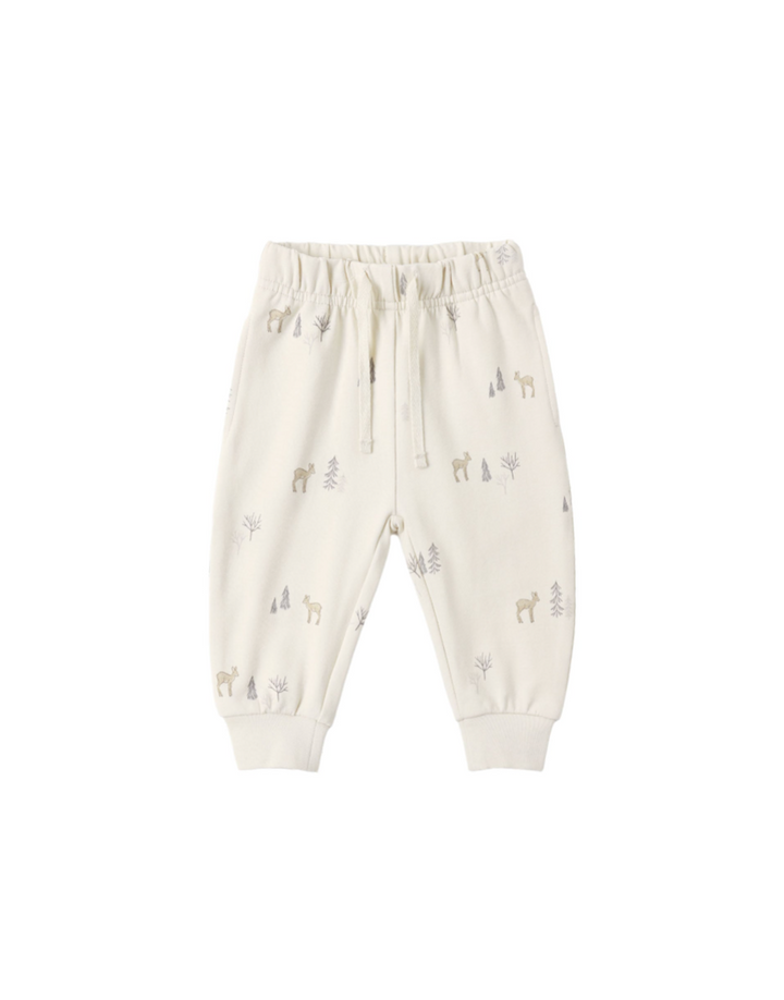 Quincy Mae Relaxed Sweatshirt + Sweatpants Set - Deer