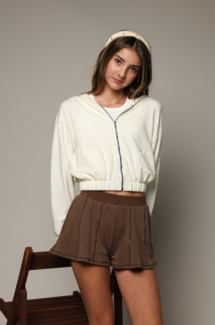 Tenly French Terry Zip Up Hoodie