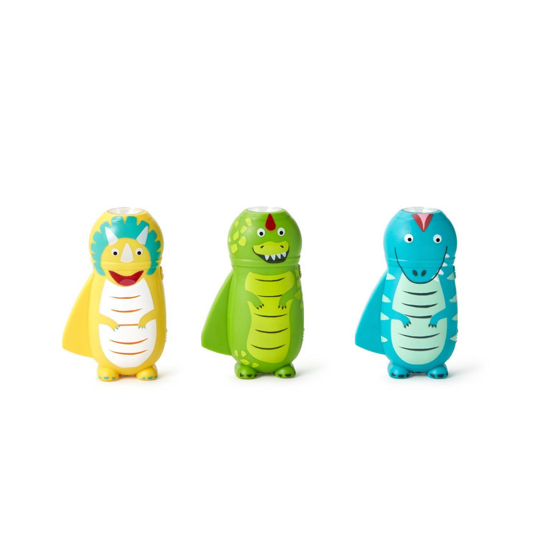 Cupcakes & Cartwheels Dinosaur Rechargeable Flashlight