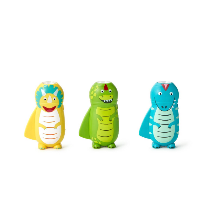 Cupcakes & Cartwheels Dinosaur Rechargeable Flashlight