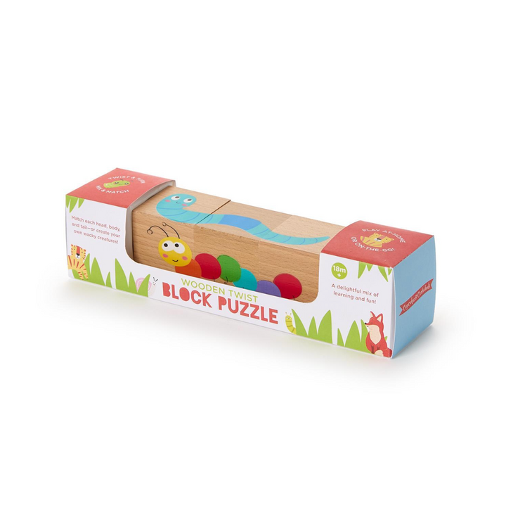 Cupcakes & Cartwheels Wooden Twist Block Puzzle