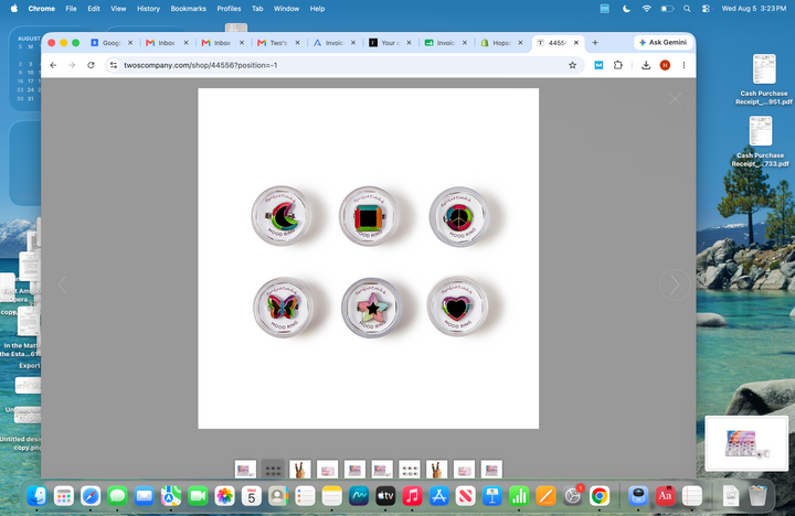 Cupcakes & Cartwheels Mood Rings
