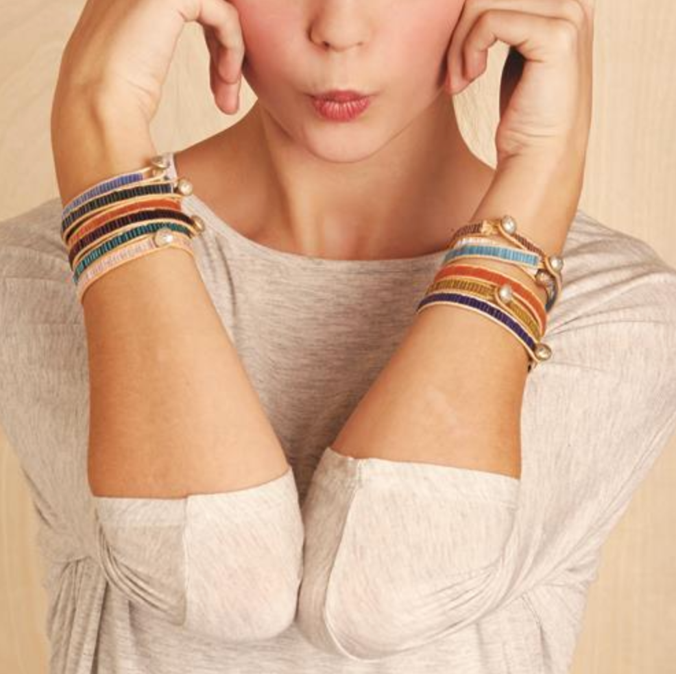 Cupcake & Cartwheels Color Bar Beaded Bracelets