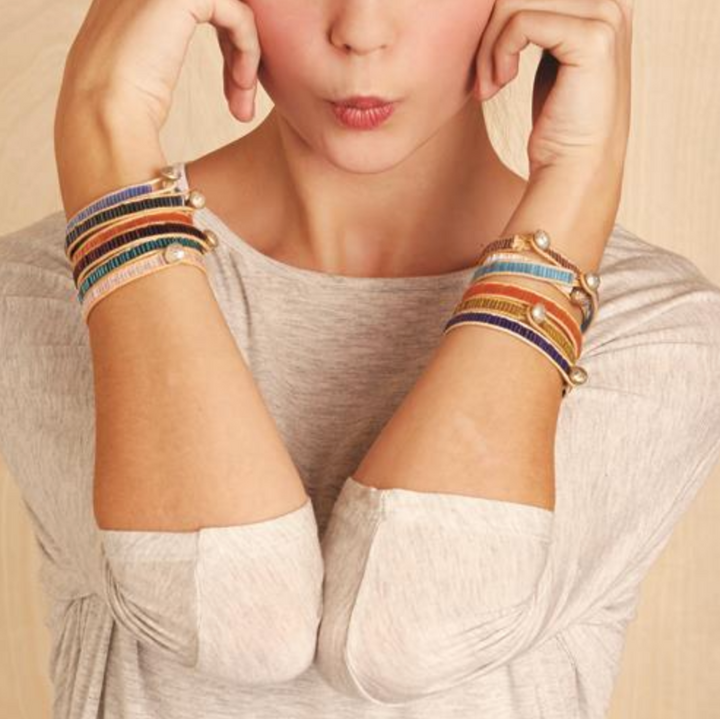 Cupcake & Cartwheels Color Bar Beaded Bracelets