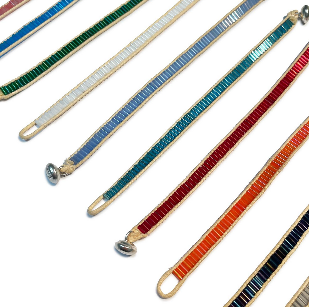 Cupcake & Cartwheels Color Bar Beaded Bracelets