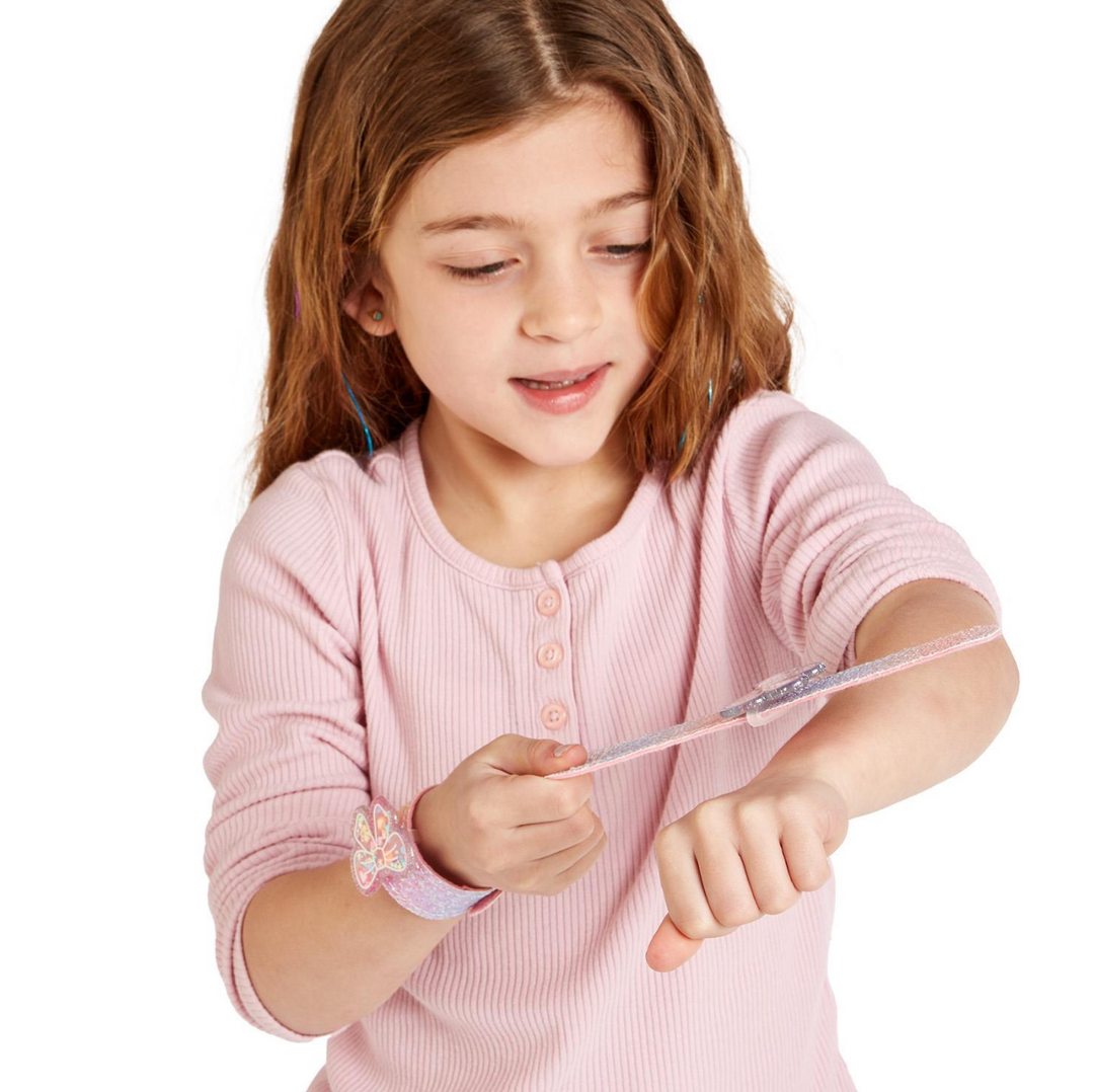 Cupcakes & Cartwheels Sparkling Bow Slap Bracelet