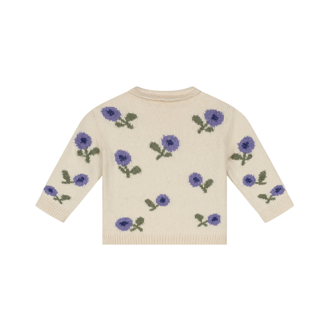 Babyface Blueberry Flower Sweater
