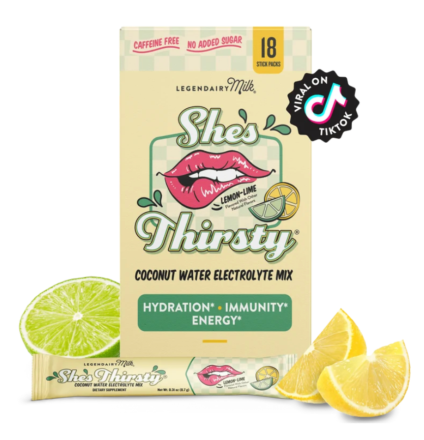 Legendairy Milk She’s Thirsty Coconut Water Electrolyte Mix