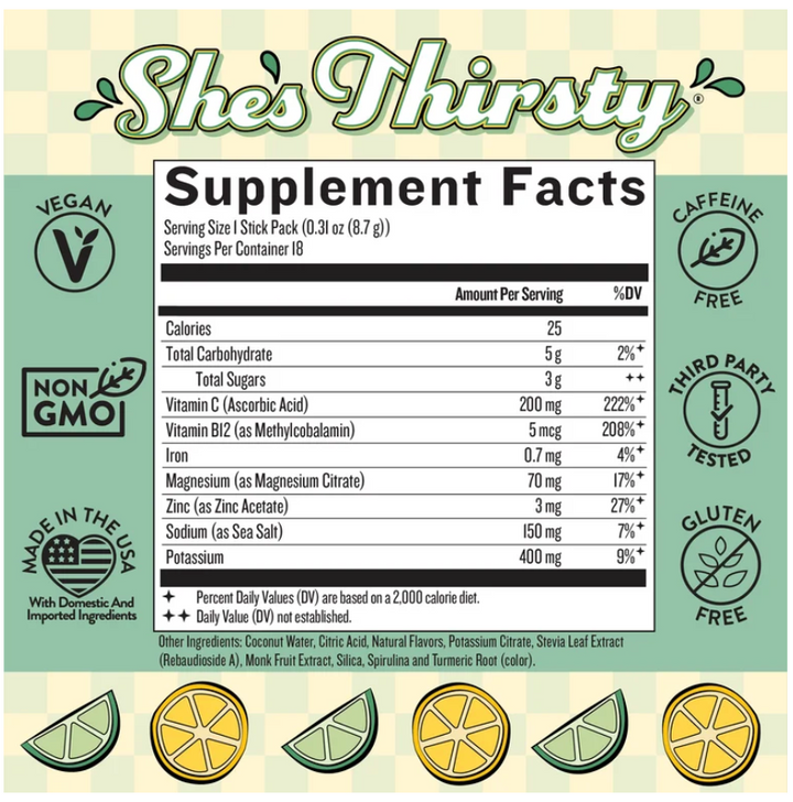 Legendairy Milk She’s Thirsty Coconut Water Electrolyte Mix