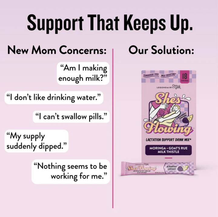 Legendairy Milk She's Flowing Lactation Drink Mix