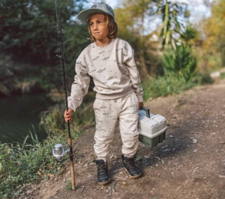 Feather 4 Arrow Bowie Fish Joggers