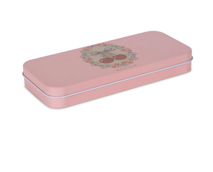 Konges Slojd Water Colors Tin Box - Cherry Bow