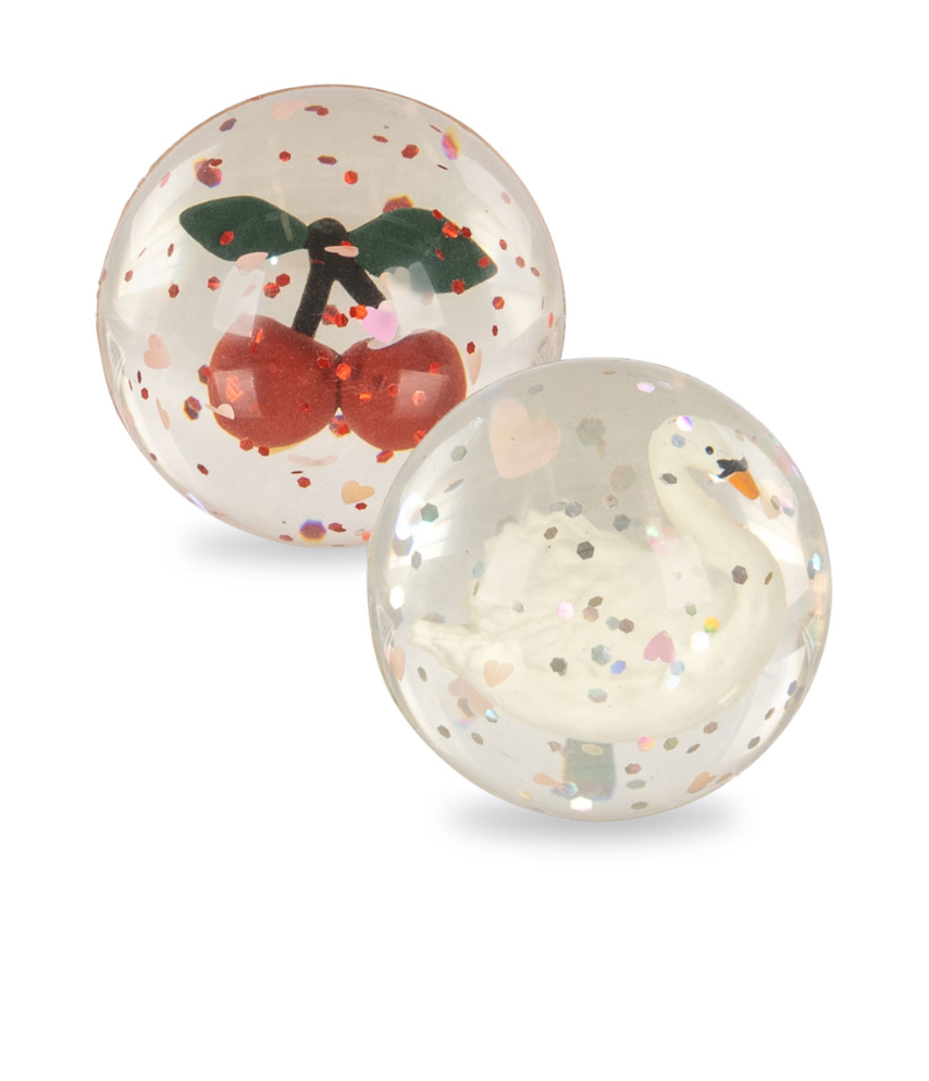 Konges Slojd Bouncing Ball Set - Cherry/Swan