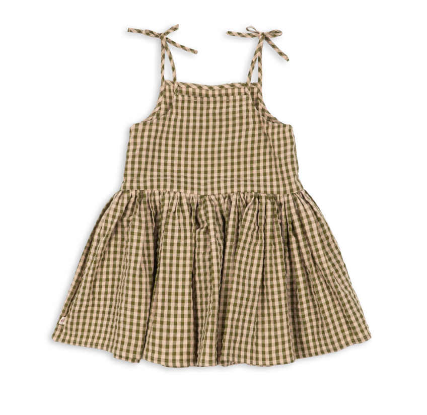 Konges Slojd Kim Isotta Dress - Avocado Check