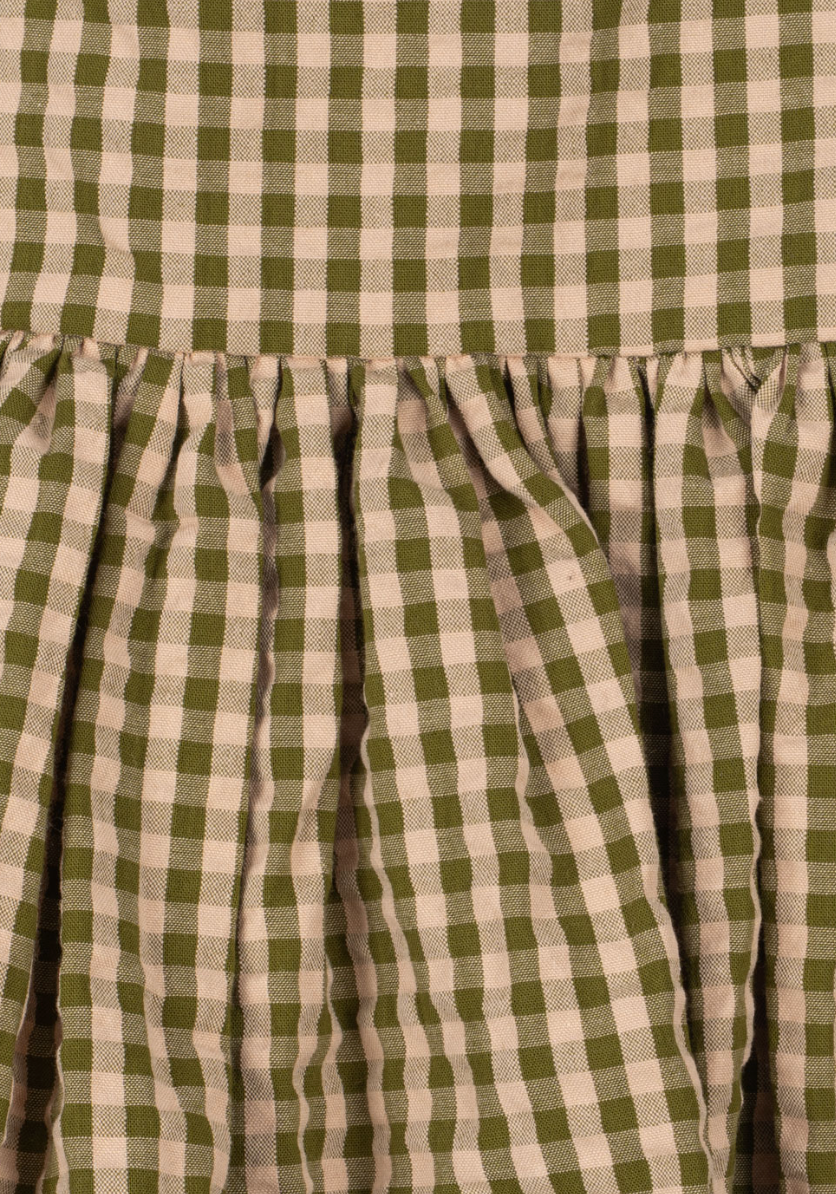Konges Slojd Kim Isotta Dress - Avocado Check