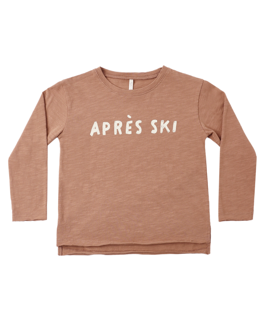 Rylee + Cru Raw Edge Long Sleeve Tee - Apres Ski