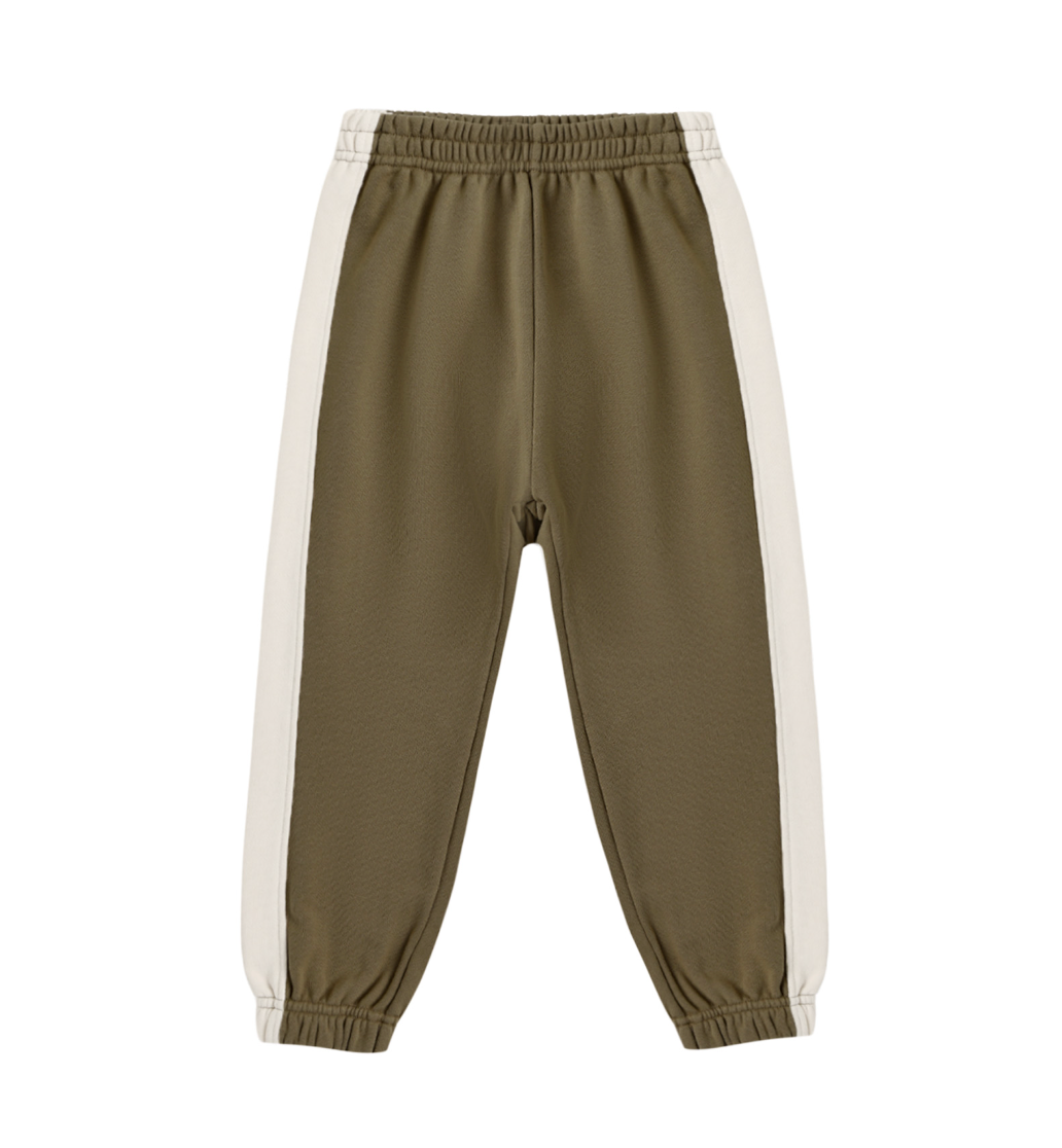 Rylee + Cru Paneled Sweatpant - Olive