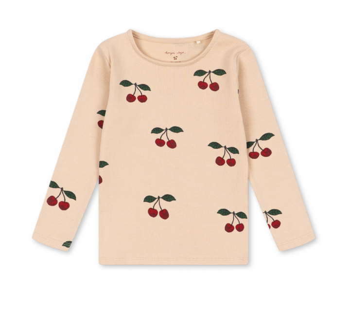 Konges Slojd Ella Long Sleeve Tee - Ma Grande Cerise