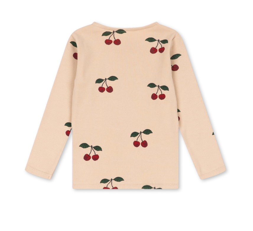 Konges Slojd Ella Long Sleeve Tee - Ma Grande Cerise