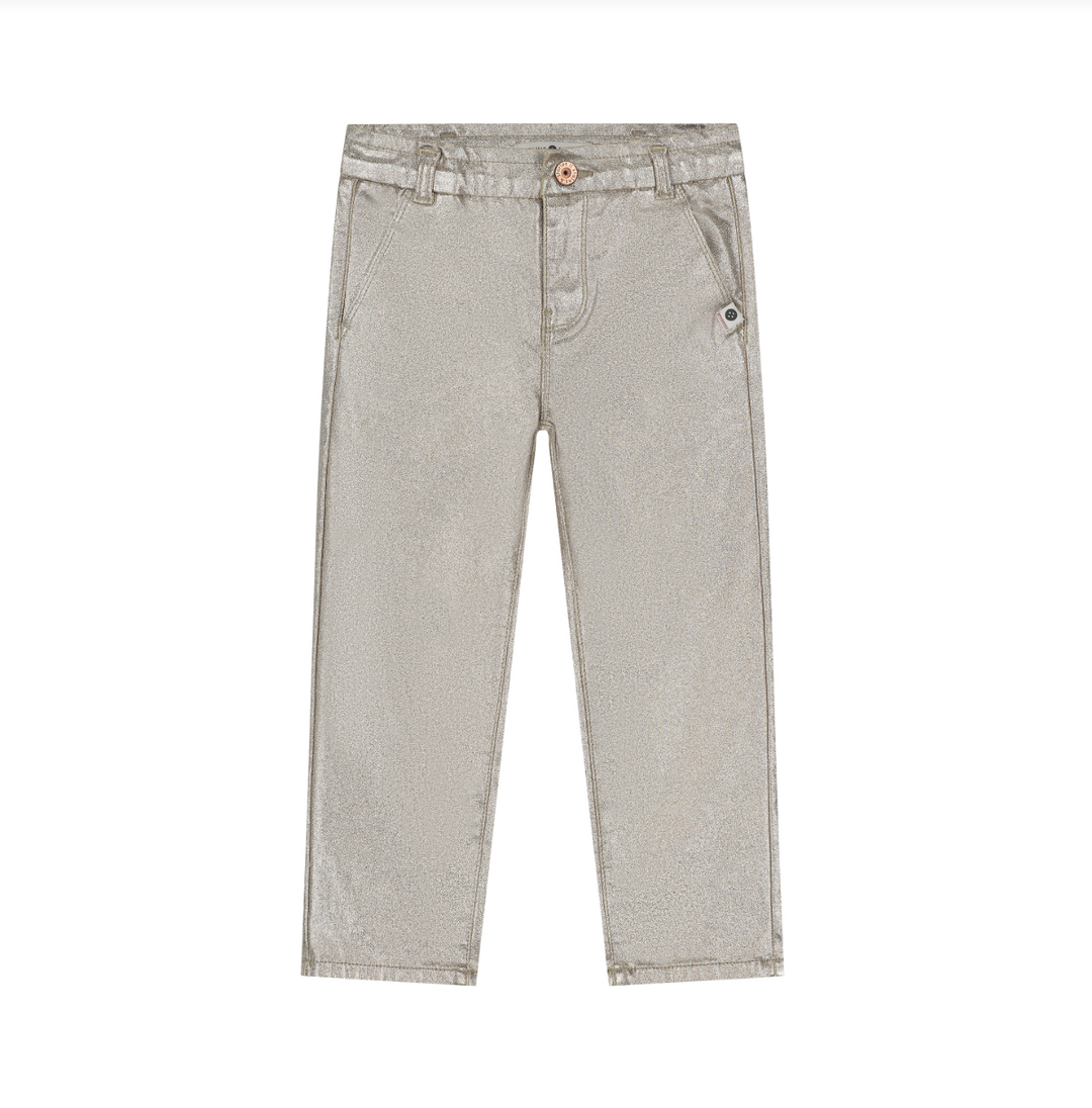 Stains & Stories Paperbag Metallic Pants
