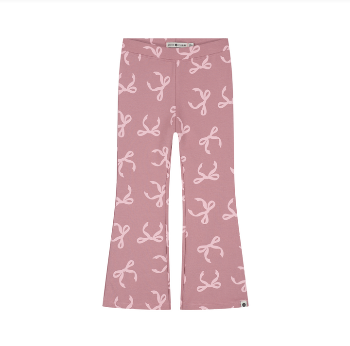 Stains & Stories Flared Pants - Rosewood
