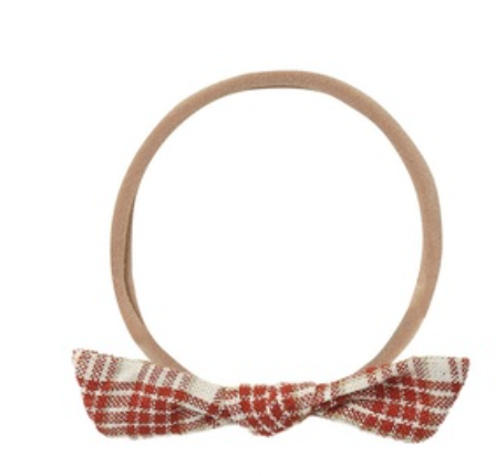 Rylee + Cru Little Knot Headband - Vintage Plaid