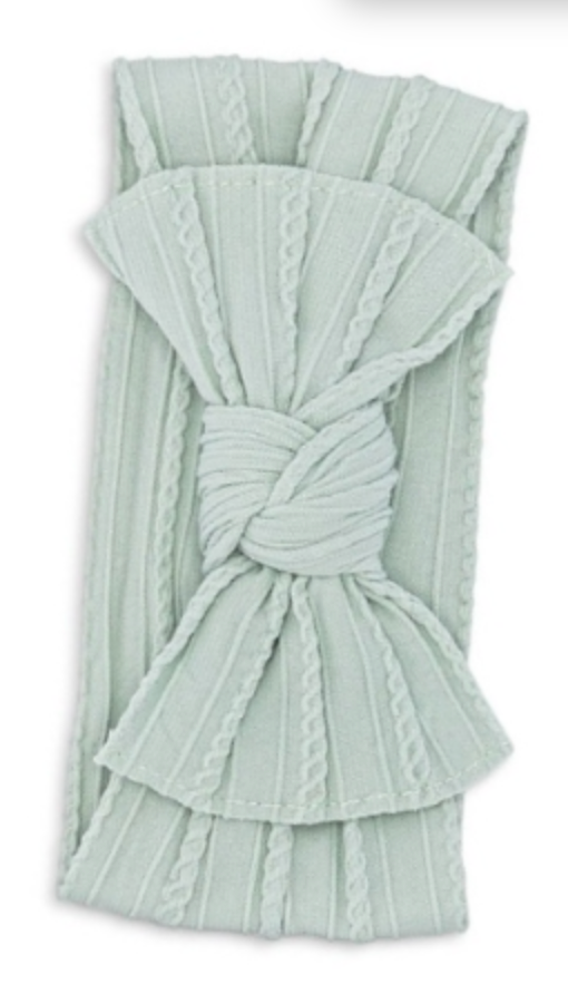 Parker Baby Co. Cable Knit Knotted Headbands