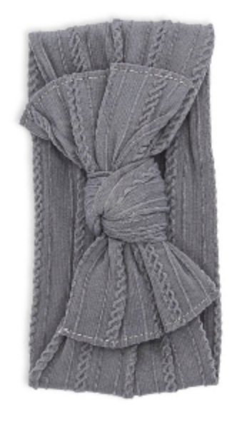 Parker Baby Co. Cable Knit Knotted Headbands