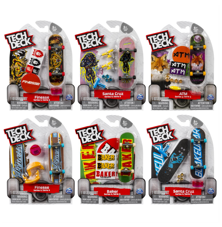 Tech Deck, Single-Pack Fingerboard - Assorted Styles
