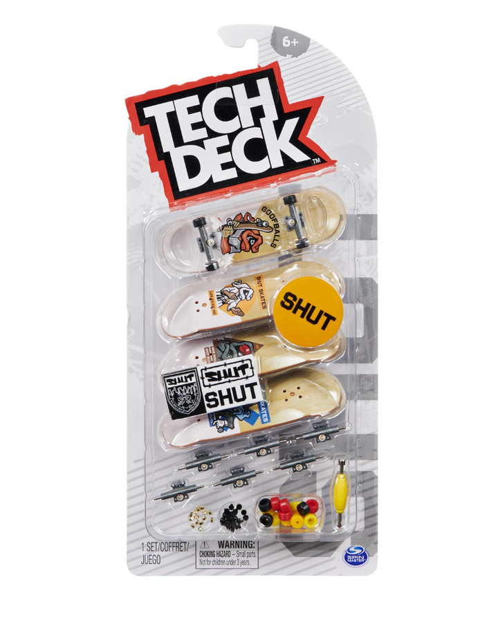 Tech Deck Ultra DLX Fingerboard 4-Pack Mini Skateboards