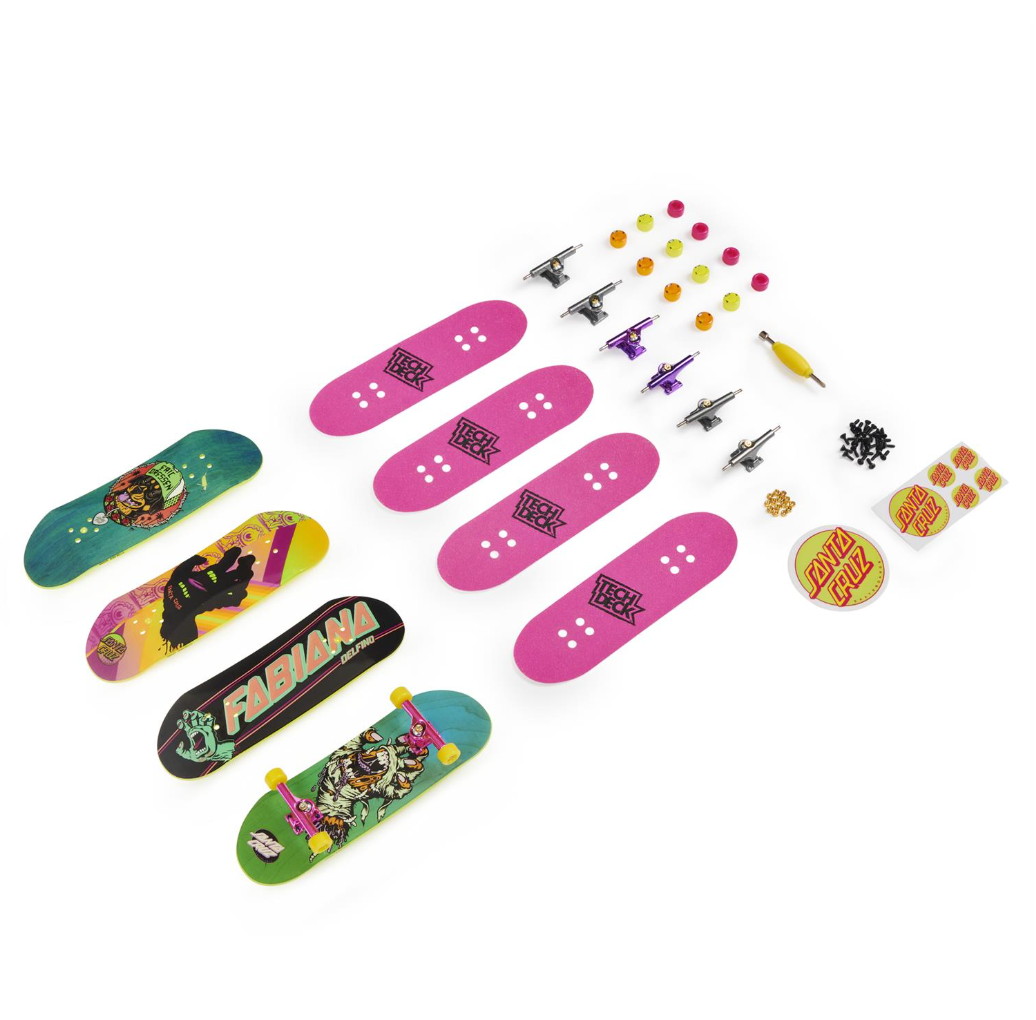 Tech Deck Ultra DLX Fingerboard 4-Pack Mini Skateboards