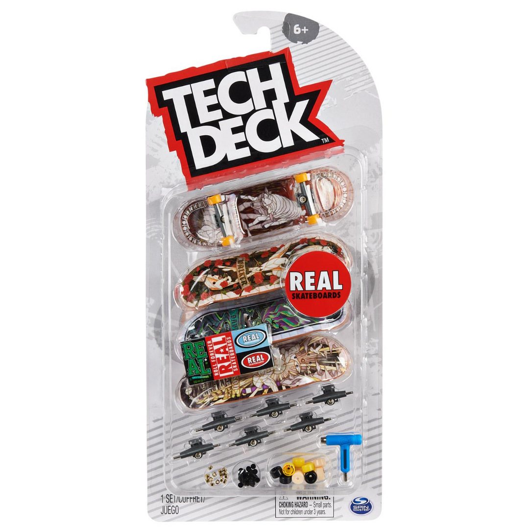 Tech Deck Ultra DLX Fingerboard 4-Pack Mini Skateboards