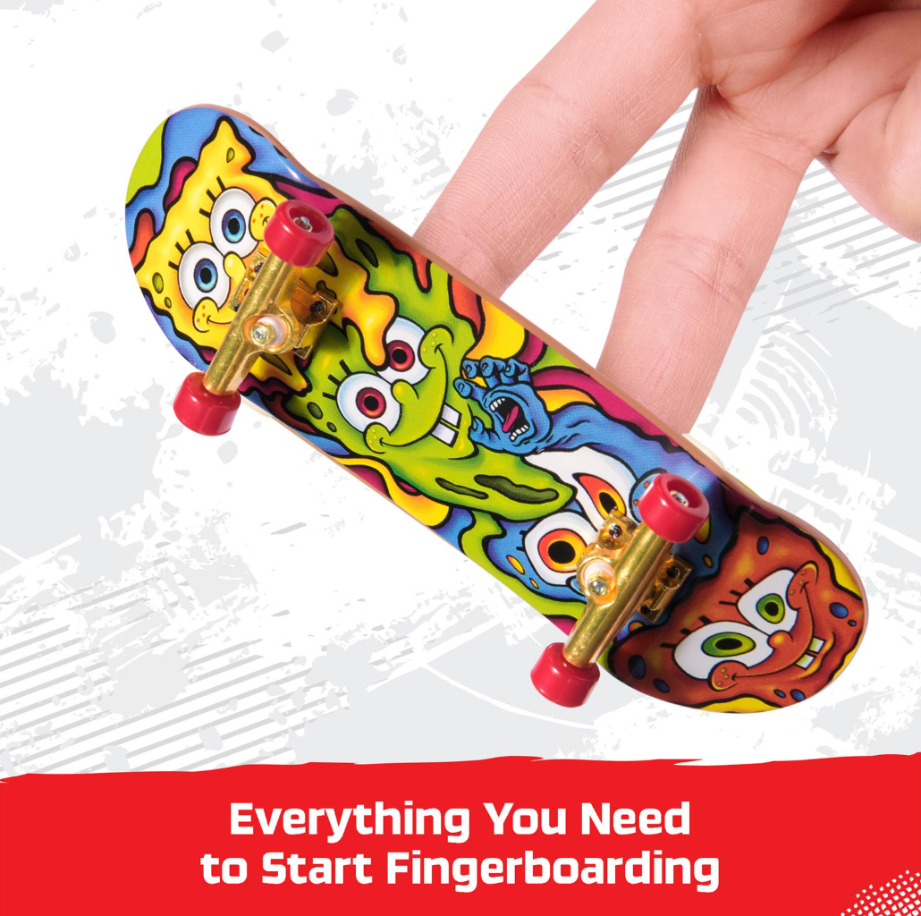 Tech Deck Spongebob Sk8shop Fingerboard Bonus Pack