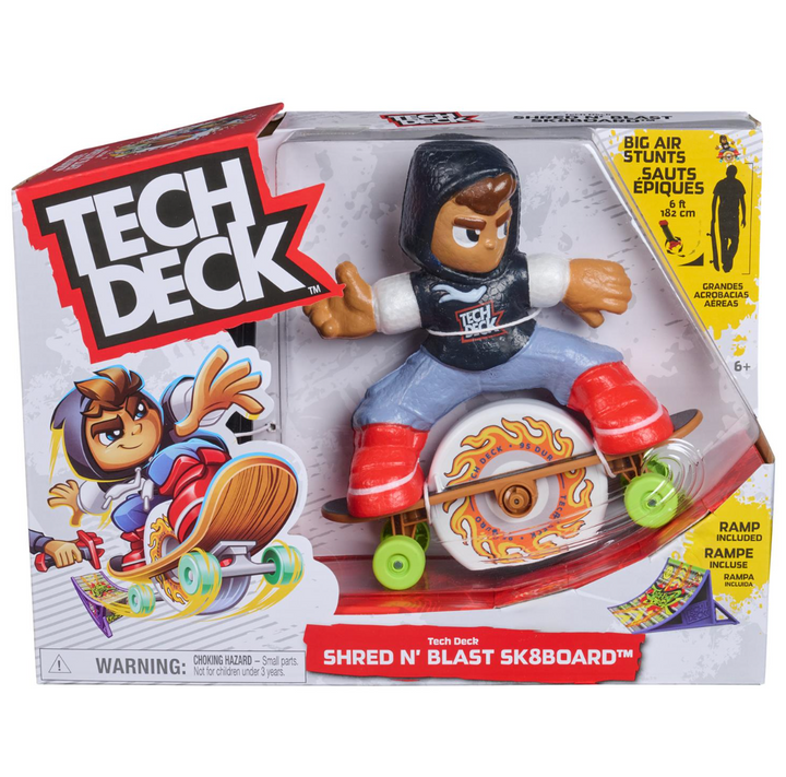 Tech Deck Shred N' Blast Sk8board - Motorized Finger Skateboard