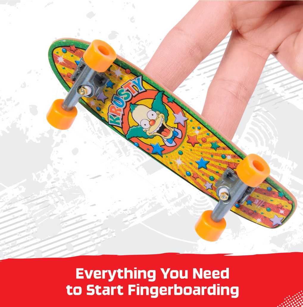 Tech Deck Ultra DLX Fingerboard 4-Pack - Simpsons Skateboards