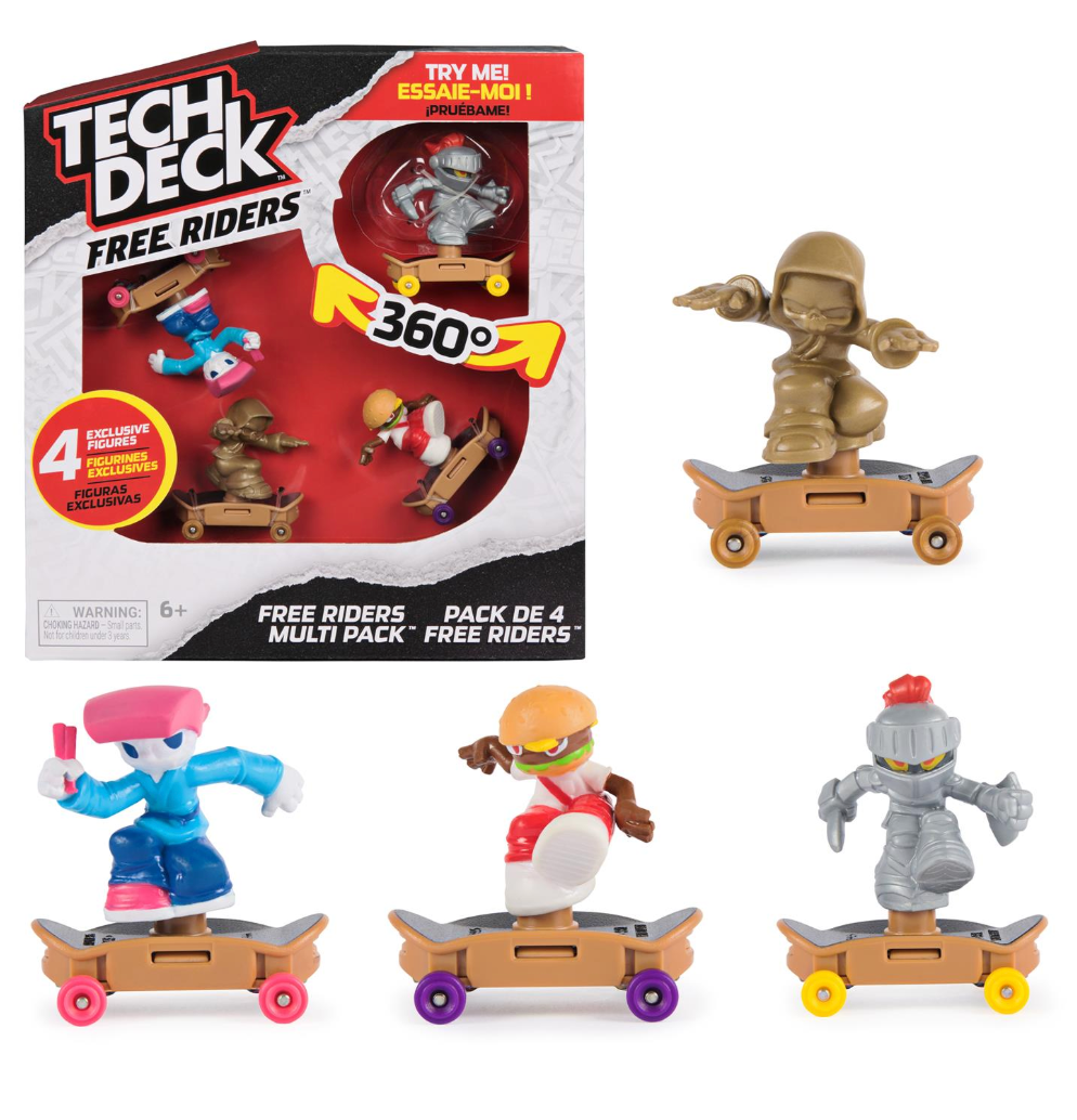 Tech Deck Free Riders 4-Pack