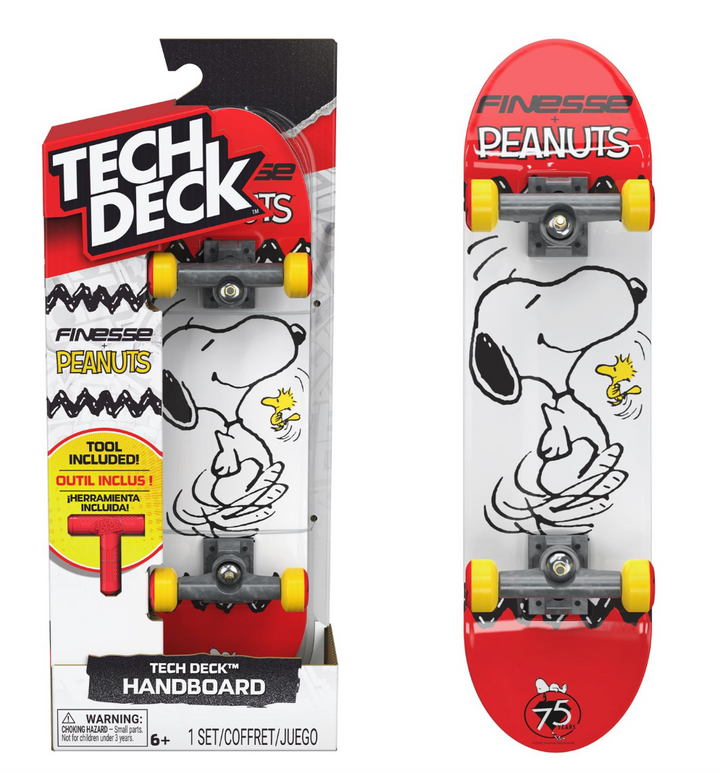 Tech Deck Finesse Peanuts Handboard