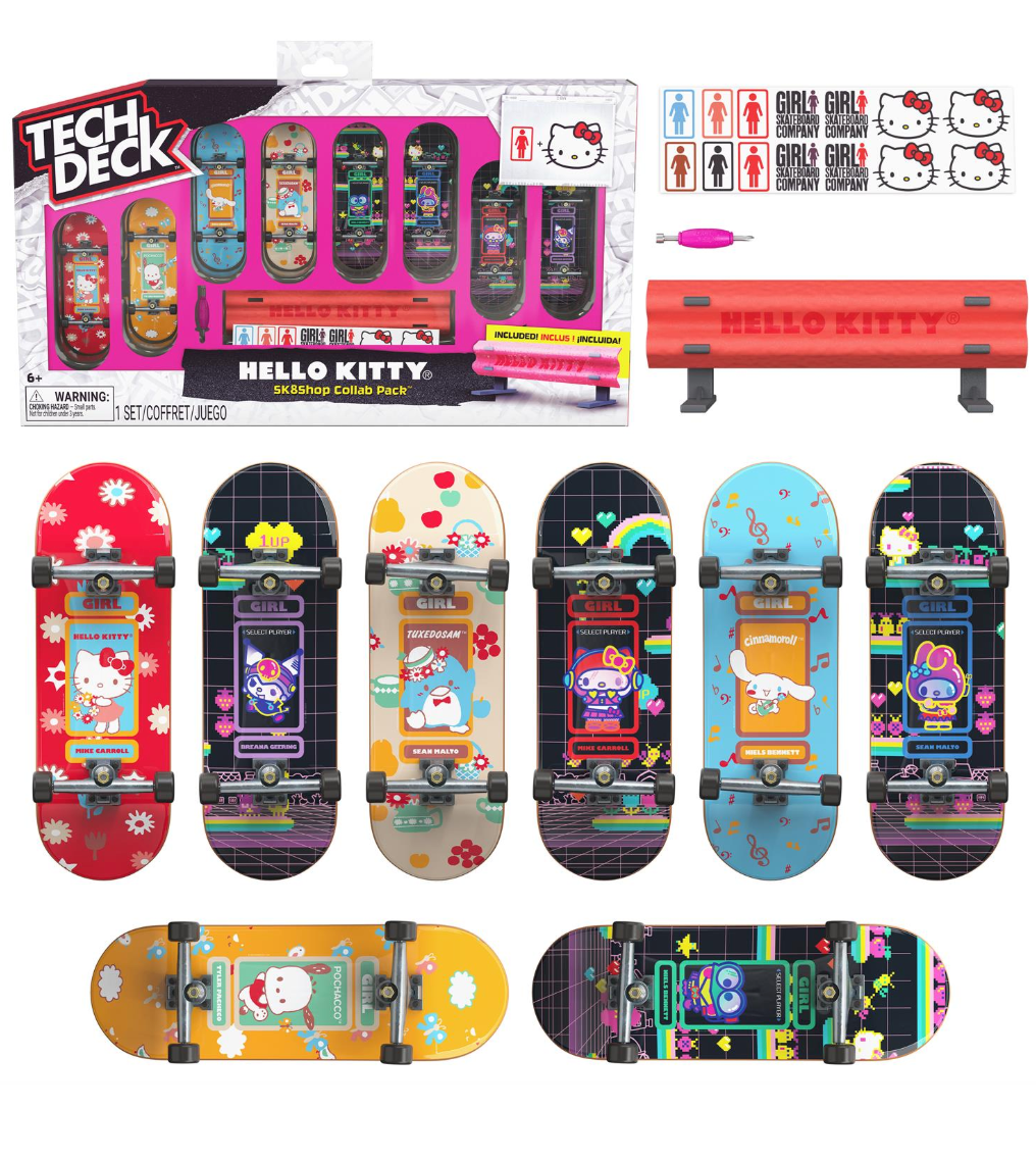Tech Deck Hello Kitty SK8Shop Collab Pack