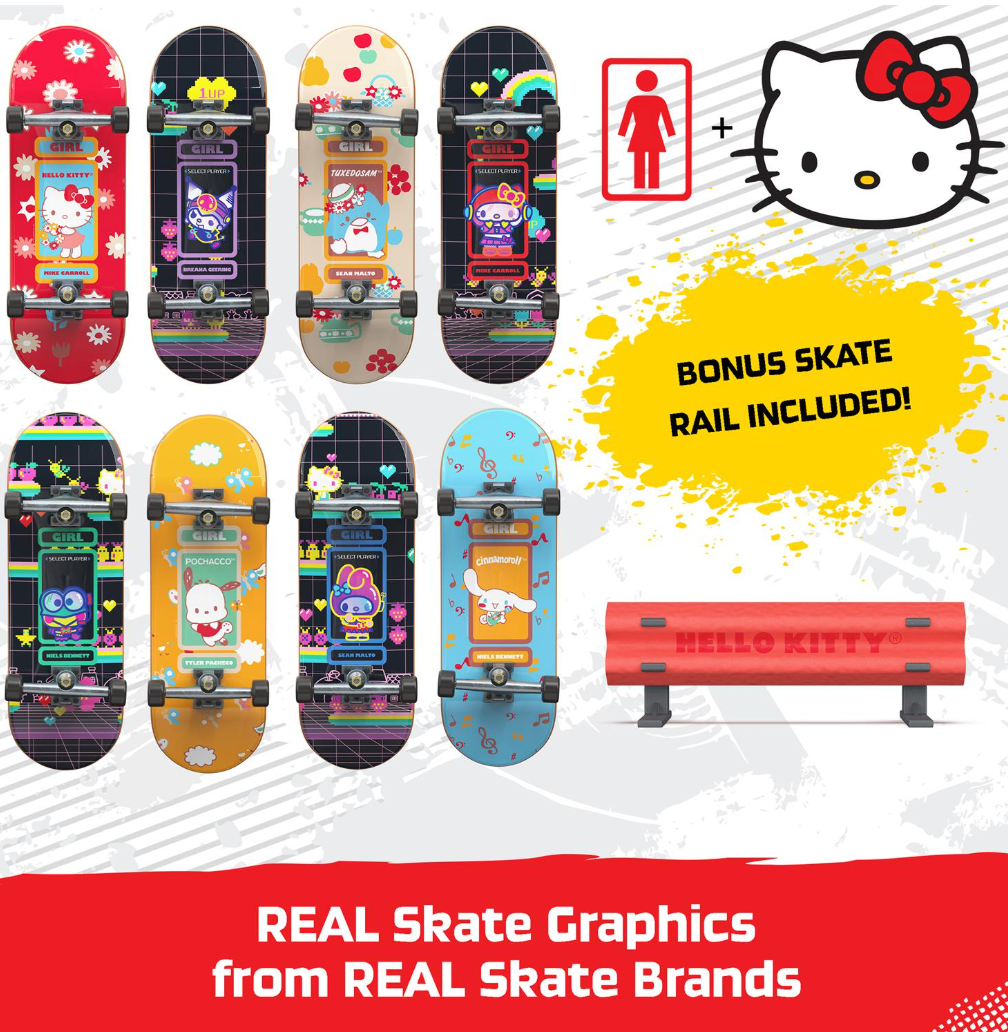 Tech Deck Hello Kitty SK8Shop Collab Pack