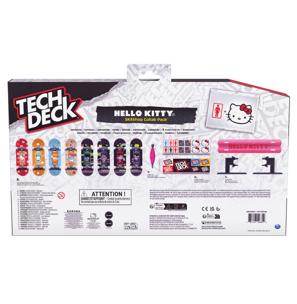 Tech Deck Hello Kitty SK8Shop Collab Pack
