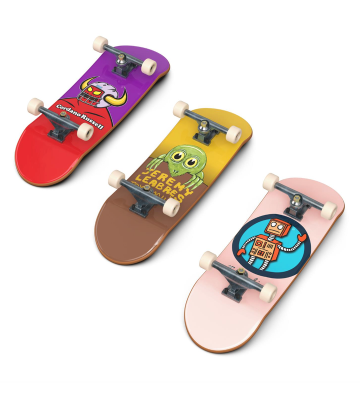 Tech Deck Fingerboard Display Stand and Skateboard Wall Mount - Assortment
