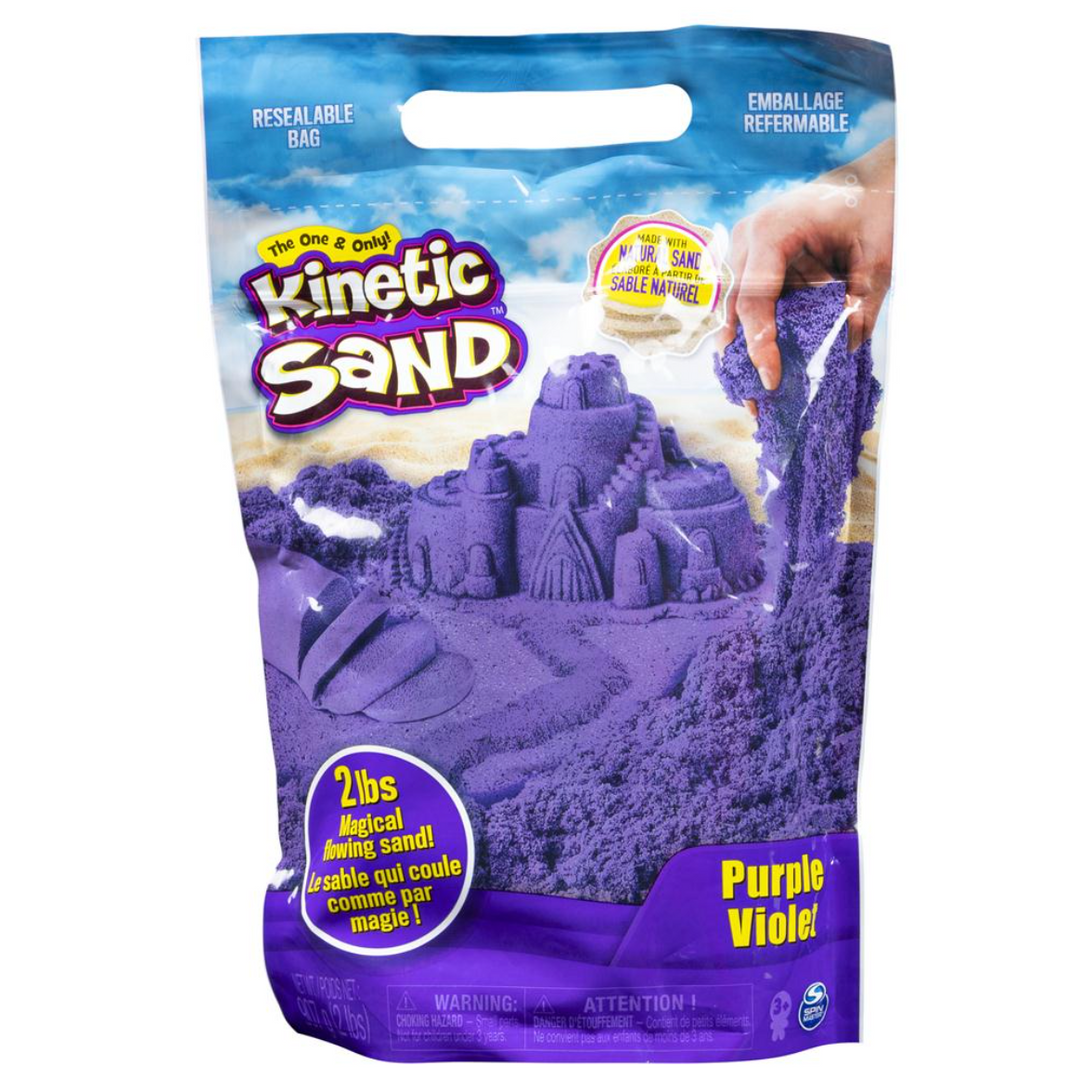 Kinetic Sand The Original Moldable Sensory Play Sand Toys - 2lbs Neon Purple