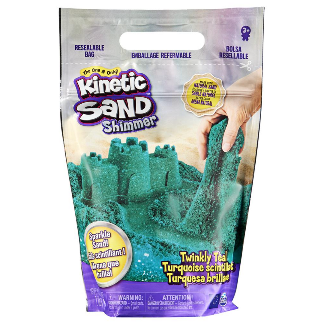 Kinetic Sand The Original Moldable Sensory Play Sand Toys - 2lbs Twinkly Teal