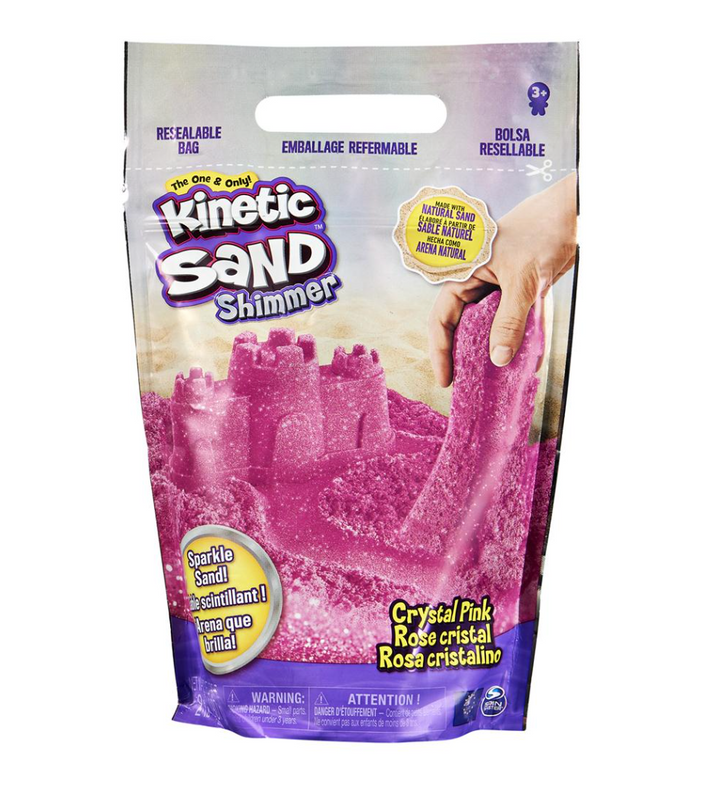 Kinetic Sand The Original Moldable Sensory Play Sand Toys - 2lbs Crystal Pink