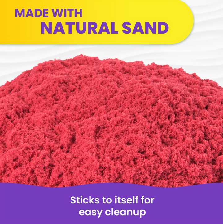 Kinetic Sand, Stamp N' Roll Crayon with 3 oz Play Sand