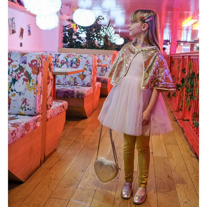 Rockahula Gold Sequin Cape